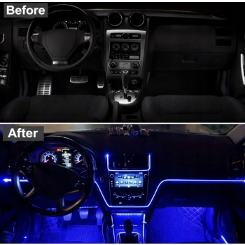 Taśma LED Ambient Podświetlenie Wnętrza 5m USB